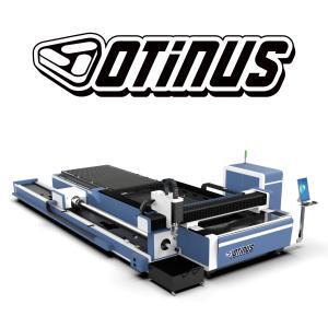 Wycinarki laserowe otwarte z obrotnicą i wymiennym stołem CNC Otinus