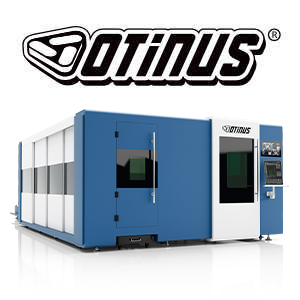 OD RĘKI: Wycinarki laserowe zamknięte z obrotnicą CNC Otinus ze stołem 3000x1500
